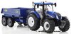 1/32 New Holland T6.175 & NC 314 Tip Trailer