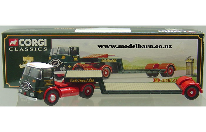 1/50 ERF KV Prime Mover & Semi Low Loader Trailer "Eddie Stobart"