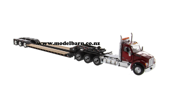 1/50 Kenworth T880 SFFA with XL 120 Low Loader (Radiant Red)