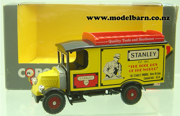 1/43 Mack AC Box Truck "Stanley Tools" (1920, yellow, black & red)