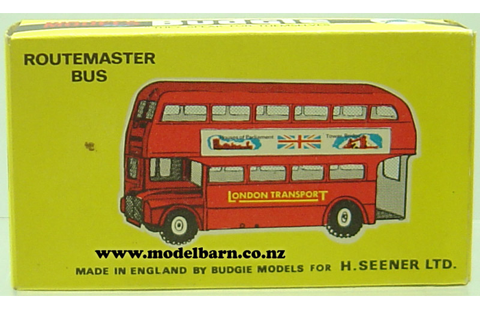 AEC Routemaster 64 Seater Double Decker Bus London Transport Vehicles Buses Coaches Trams Model Barn Budgie Obsolete