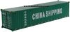 1/50 40ft Plastic Shipping Container "China Shipping" (green)