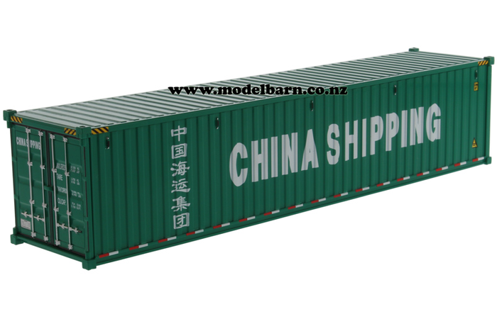 1/50 40ft Plastic Shipping Container "China Shipping" (green)