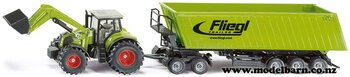 1/50 Claas Axion 850 with loader & Fliegl Tip Trailer-claas-Model Barn