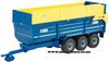 1/32 Kane Tri-Axle Halfpipe Tipping Silage Trailer