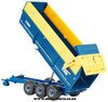 1/32 Kane Tri-Axle Halfpipe Tipping Silage Trailer