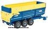 1/32 Kane Tri-Axle Halfpipe Tipping Silage Trailer