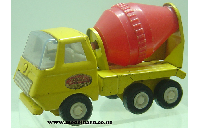 Concrete Mixer Truck (yellow & red, 123mm) Tony Tonka