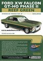 Classic Carlectables Ford XW Falcon GTHO Phase II (Reef Green) A4 Shop Poster