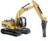 1/87 Caterpillar 320D L Excavator with Attachments