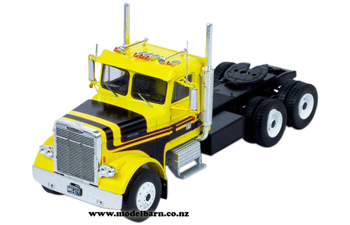 1/43 Freightliner FLC-120 64T Prime Mover  (1977, yellow & black)