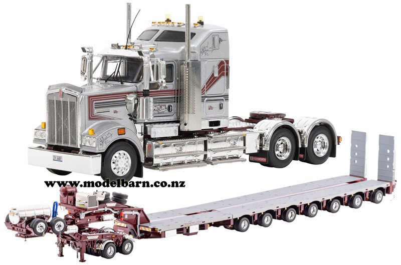 1/50 Kenworth T909 with Drake 2x8 Dolly & 7x8 Low Loader Combo 