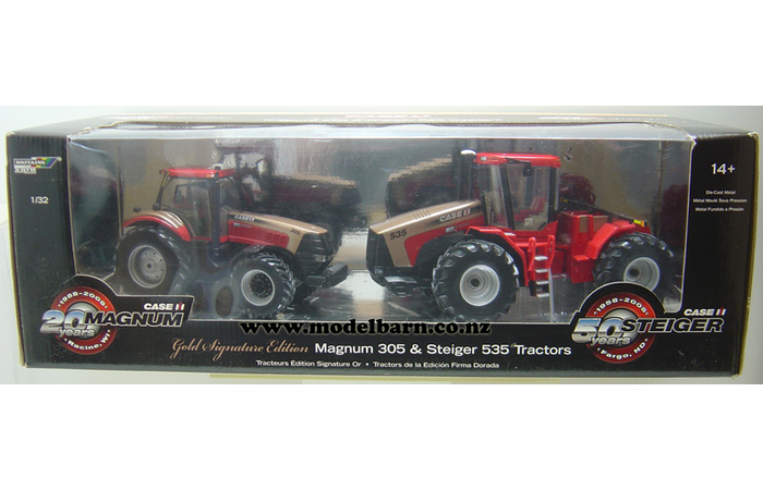 1/32 Case-IH Magnum 305 & Steiger 535 Set "Gold Signature Edition"