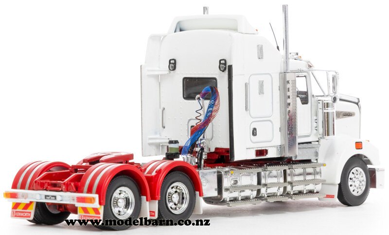 1/50 Kenworth T909 Prime Mover (White & Red) - Trucks & Trailers 