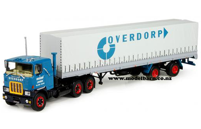 1/50 Mack F700 & Curtainside Trailer "Overdorp"