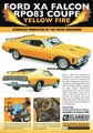 Classic Carlectables Ford XA Falcon RPO83 Coupe (Yellow Fire) Poster