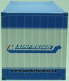 1/50 20ft Metal Shipping Container "Mainfreight"