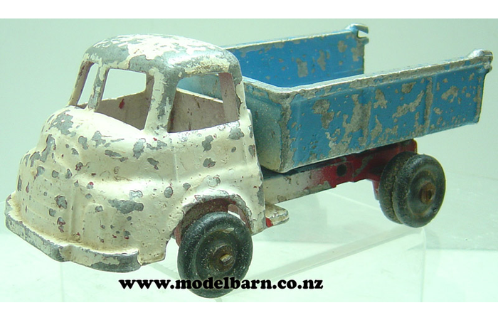 Bedford S Tip Truck (white & blue, repainted, 193mm)