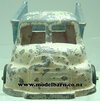 Bedford S Tip Truck (white & blue, repainted, 193mm)