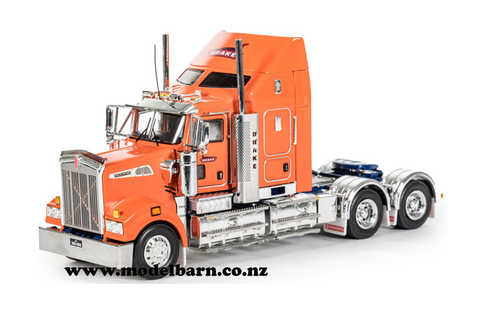 1/50 Kenworth T909 Prime Mover with Flaring & Aero Kit (Drake Orange)