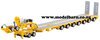 1/50 Drake 2x8 Dolly & 7x8 Steerable Low Loader Trailer (Chrome Yellow)