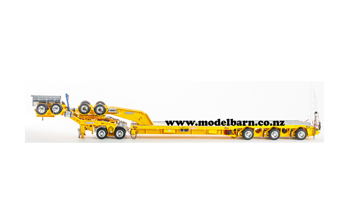 1/50 Drake 2x8 Dolly & 3x8 Swingwing Low Loader Trailer (yellow)