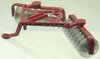 1/32 Disc Harrow (dark red & silver) Britains