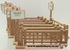 1/32 Farm Gate & Sign (x 8, unboxed) Britains