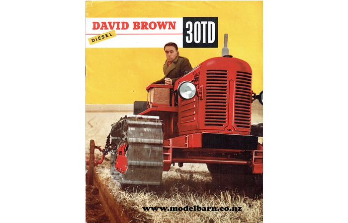 David Brown 30TD Crawler Tractor Sales Brochure