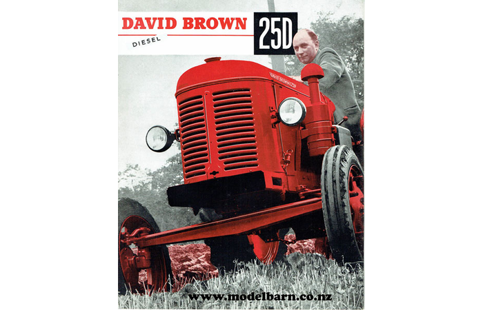 David Brown 25D Tractor Sales Brochure