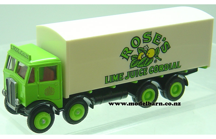 1/76 AEC Mammoth Mark III 4-Axle Box Truck "Roses Lime Juice Cordial"