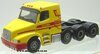 1/50 Volvo NH12 Prime Mover & 8-axle Nooteboom Low Loader Trailer (yellow & red) "Klomp"