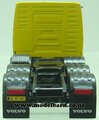 1/50 Volvo NH12 Prime Mover & 8-axle Nooteboom Low Loader Trailer (yellow & red) "Klomp"