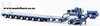 1/50 Drake 2x8 Dolly & 7x8 Steerable Trailer (Metallic Blue)