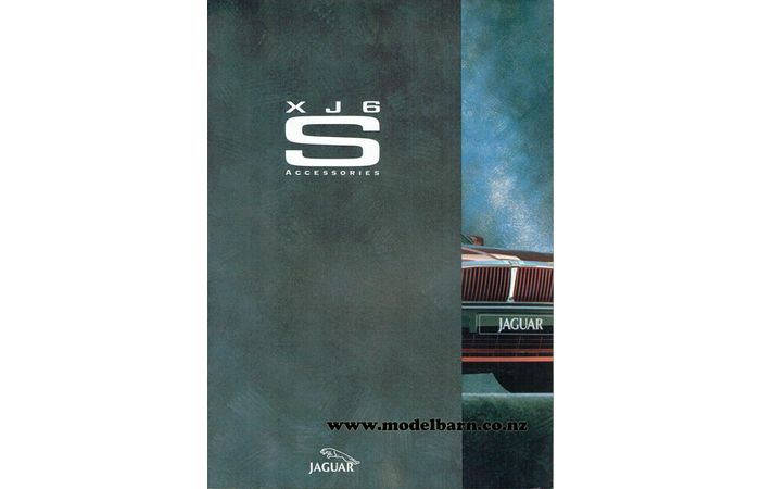 Jaguar XJ6 S Car Accessories Sales Brochure 1994