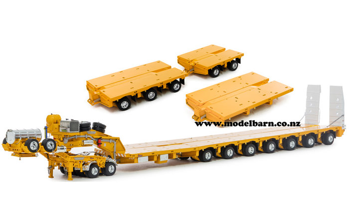 1/50 Drake 2x8 Dolly & 12x8 Steerable Low Loader Trailer "TJ Clark & Sons"