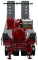 1/50 Drake 2x8 Dolly & 12x8 Steerable Low Loader Trailer (Rosso Red)