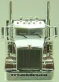 1/53 Peterbilt 388 Flat Deck 6-Wheel Truck (brown & white)