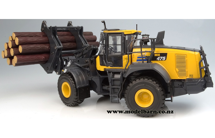 1/50 Komatsu WA475-10 Log Loader - New Arrivals-Construction 