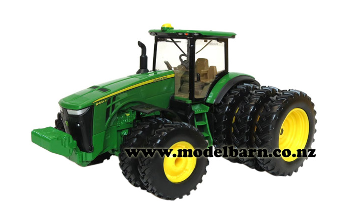 1/32 scale Ertl 100yrs John Deere 8400R Tractor Traktor tracteur silver Ltd  Ed