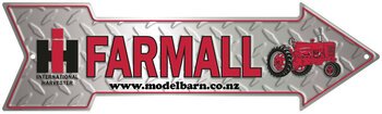 Farmall Arrow Sign (500mm x 145mm)-other-items-Model Barn