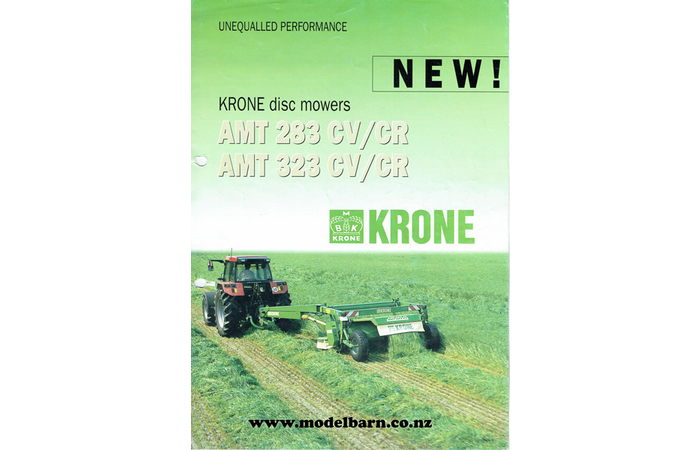 Krone Disc Mowers Sales Brochure