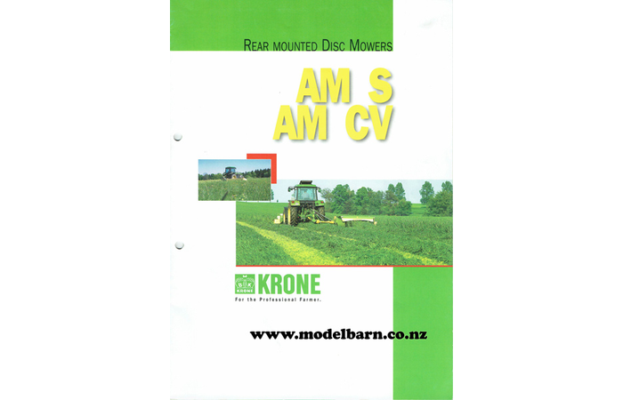 Krone Disc Mowers Sales Brochure