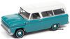 1/64 Chev Suburban (1965, turquoise & white)