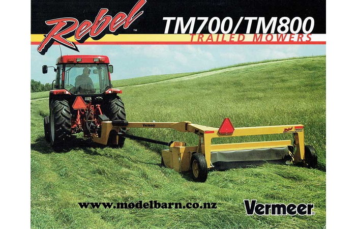 Vermeer Rebel TM700/TM800 Trailed Mowers Sales Brochure