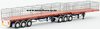 1/50 Freighter Flat Top B-Double Trailer Set (orange & blue)