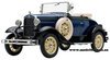 1/18 Ford Model A Roadster (1931, Riviera Blue)