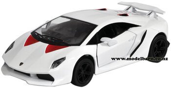 1/38 Lamborghini Sesto Elemento (white)-lamborghini-Model Barn