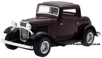 1/34 Ford 3-Window Coupe (1932, purple)-ford-Model Barn