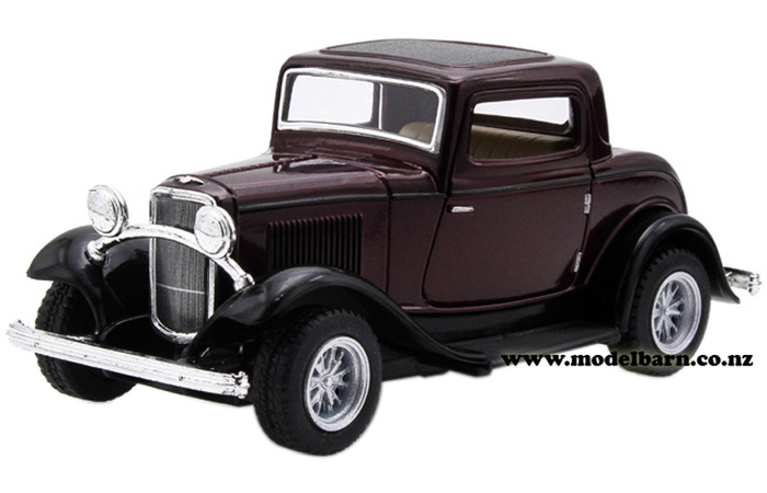 1/34 Ford 3-Window Coupe (1932, purple)